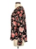 Ann Taylor Floral Black Long Sleeve Blouse Size S - photo 5