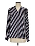 Anne Klein Blue Long Sleeve Polo Size XS - photo 1