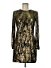 Slate & Willow 100% Polyester Metallic Gold Cocktail Dress Size 6 - photo 1
