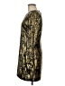 Slate & Willow 100% Polyester Metallic Gold Cocktail Dress Size 6 - photo 5