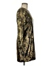 Slate & Willow 100% Polyester Metallic Gold Cocktail Dress Size 6 - photo 4