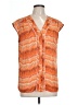 Worthington 100% Polyester Orange Sleeveless Blouse Size L - photo 1