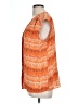 Worthington 100% Polyester Orange Sleeveless Blouse Size L - photo 5