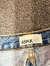 ASKK NY 100% Cotton Blue Denim Shorts Size 27 waist - photo 3