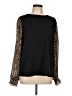 Shein 100% Polyester Black Long Sleeve Blouse Size 12 - photo 1