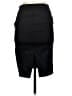 Arden B. Solid Black Formal Skirt Size 00 - photo 2