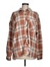 Assorted Brands Plaid Orange Long Sleeve Blouse Size Med - Lg - photo 1
