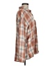 Assorted Brands Plaid Orange Long Sleeve Blouse Size Med - Lg - photo 4
