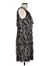 Connected Apparel 100% Polyester Animal Print Gray Cocktail Dress Size 12 - photo 4