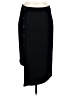 Halogen 100% Polyester Solid Black Formal Skirt Size 10 - photo 1
