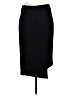 Halogen 100% Polyester Solid Black Formal Skirt Size 10 - photo 2