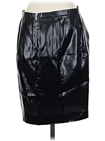 Narciso Rodriguez Faux Leather Skirt (view 2)