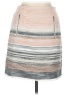 Ann Taylor LOFT Stripes Gray Casual Skirt Size 6 - photo 1
