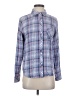 Rails 100% Rayon Plaid Blue Long Sleeve Button-Down Shirt Size S - photo 1