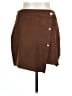 Shein Curve 100% Polyester Brown Casual Skirt Size 12 Plus (0) - photo 1