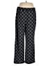 NY Collection Argyle Black Casual Pants Size XL (petite) - photo 1