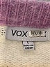 VOX LUX Stripes Purple Pullover Sweater Size L - photo 7