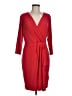 MICHAEL Michael Kors Solid Red Cocktail Dress Size M - photo 1