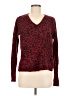 Rails Animal Print Burgundy Pullover Sweater Size M - photo 1