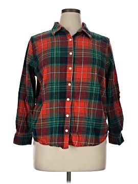 Laura Scott Long Sleeve Button Down Shirt