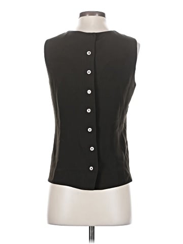 Linda Allard Ellen Tracy Sleeveless Silk Top (view 2)