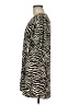 La Mer Luxe 100% Rayon Animal Print Ivory Short Sleeve Top Size M - photo 5