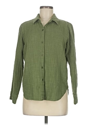 Max Studio Long Sleeve Button-Down Shirt (view 1)