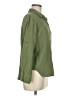 Max Studio Solid Green Long Sleeve Button-Down Shirt Size M - photo 4