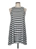 Final Touch Stripes Gray Casual Dress Size M - photo 1