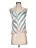 VICI Silver Sleeveless Top Size S - photo 1
