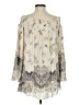 Assorted Brands Paisley Ivory 3/4 Sleeve Blouse Size S - photo 2