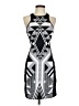 Express Graphic Gray Black Cocktail Dress Size XS - photo 1