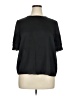 Worthington 100% Polyester Black Short Sleeve Blouse Size XL - photo 1