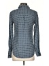 Van Heusen Print Blue Long Sleeve Button-Down Shirt Size XS - photo 2