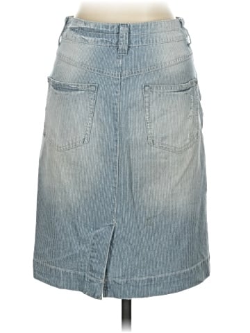 Pilcro and the Letterpress Denim Skirt (view 2)