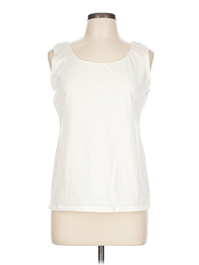 Pre-owned Preswick & Moore Sleeveless T-shirt In White