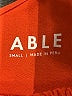 ABLE 100% Cotton Solid Red Jumpsuit Size S - photo 3