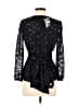J.Crew 100% Polyester Black 3/4 Sleeve Blouse Size XXS - photo 2