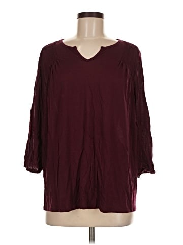 Garnet Hill 3/4 Sleeve Blouse (view 1)