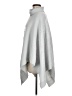 Simplee 100% Acrylic Silver Blue Poncho One size - photo 5