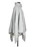 Simplee 100% Acrylic Silver Blue Poncho One size - photo 4