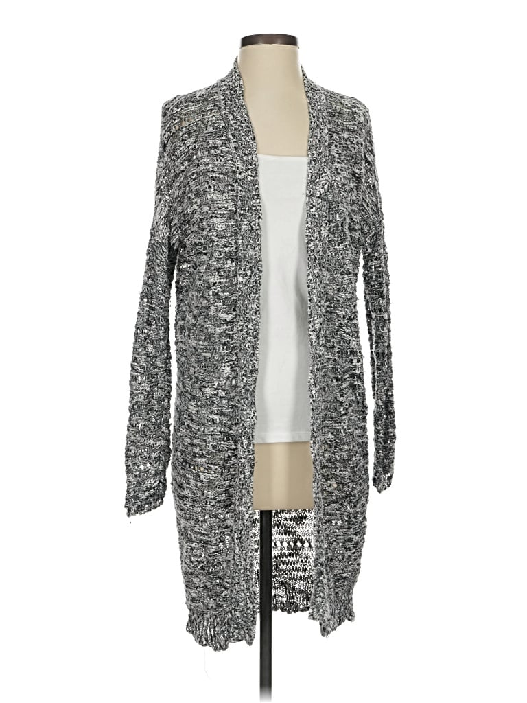Pre-owned Hollister Cardigan Sweater In Gray