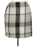 Shein Curve 100% Polyester Plaid Gray Casual Skirt Size 0X - photo 1