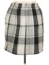 Shein Curve 100% Polyester Plaid Gray Casual Skirt Size 0X - photo 2