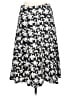 Harold's 100% Cotton Print Black Casual Skirt Size 10 - photo 2