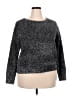 Bar III Metallic Black Pullover Sweater Size 2X (estimated) - photo 1