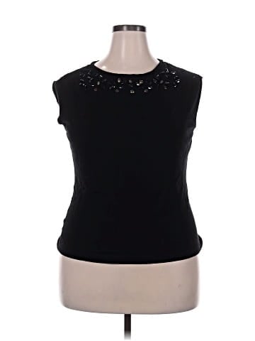 Evan Picone Sleeveless Top (view 1)