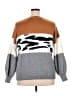 Unbranded 100% Acrylic Color Block Brown Pullover Sweater Size 2X - photo 2