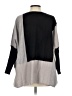 Aaeda Color Block Gray Black Pullover Sweater Size S - photo 2