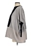 Aaeda Color Block Gray Black Pullover Sweater Size S - photo 5